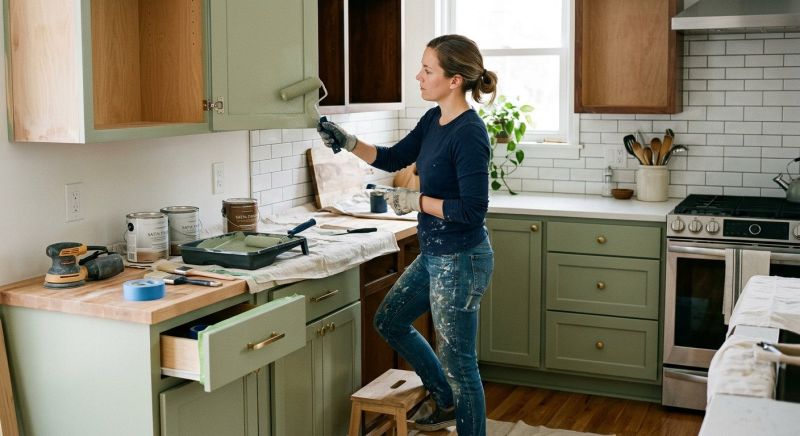 Cabinet Painting Service